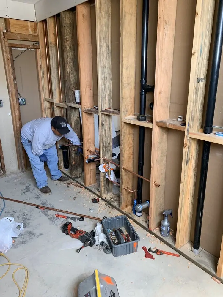 Commercial rough-in plumbing for Water Heater Replacement in Pinellas Point